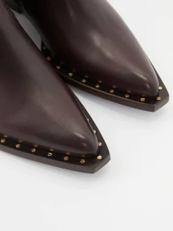Ankle Boots 'Debbie' Bordeauxrot