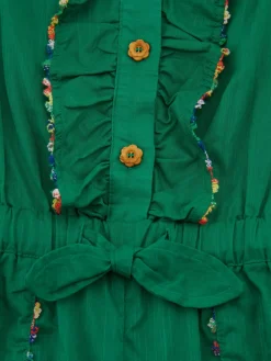 Anzug 'Junie Frill' Grün