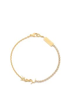 Armband aus Messing und Strass Gold
