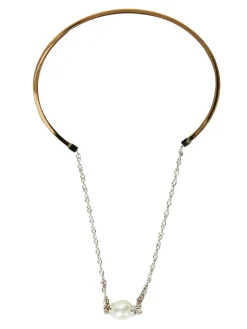 Armreif 'Two In One' mit Perle Gold