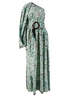 Asymmetrischer Kaftan Türkis
