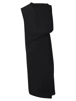 Asymmetrisches Kleid 'La Robe Drap' Schwarz