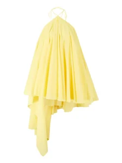 Asymmetrisches Trapezkleid 'La Robe' Gelb