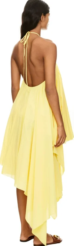 Asymmetrisches Trapezkleid 'La Robe' Gelb