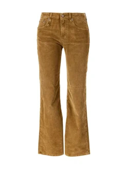 Ausgestellte Cordhose 'Joan Kick' Braun