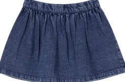 Ausgestellter Jeansrock Mittelblau