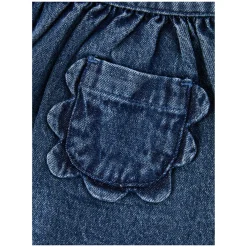 Ausgestellter Jeansrock Mittelblau