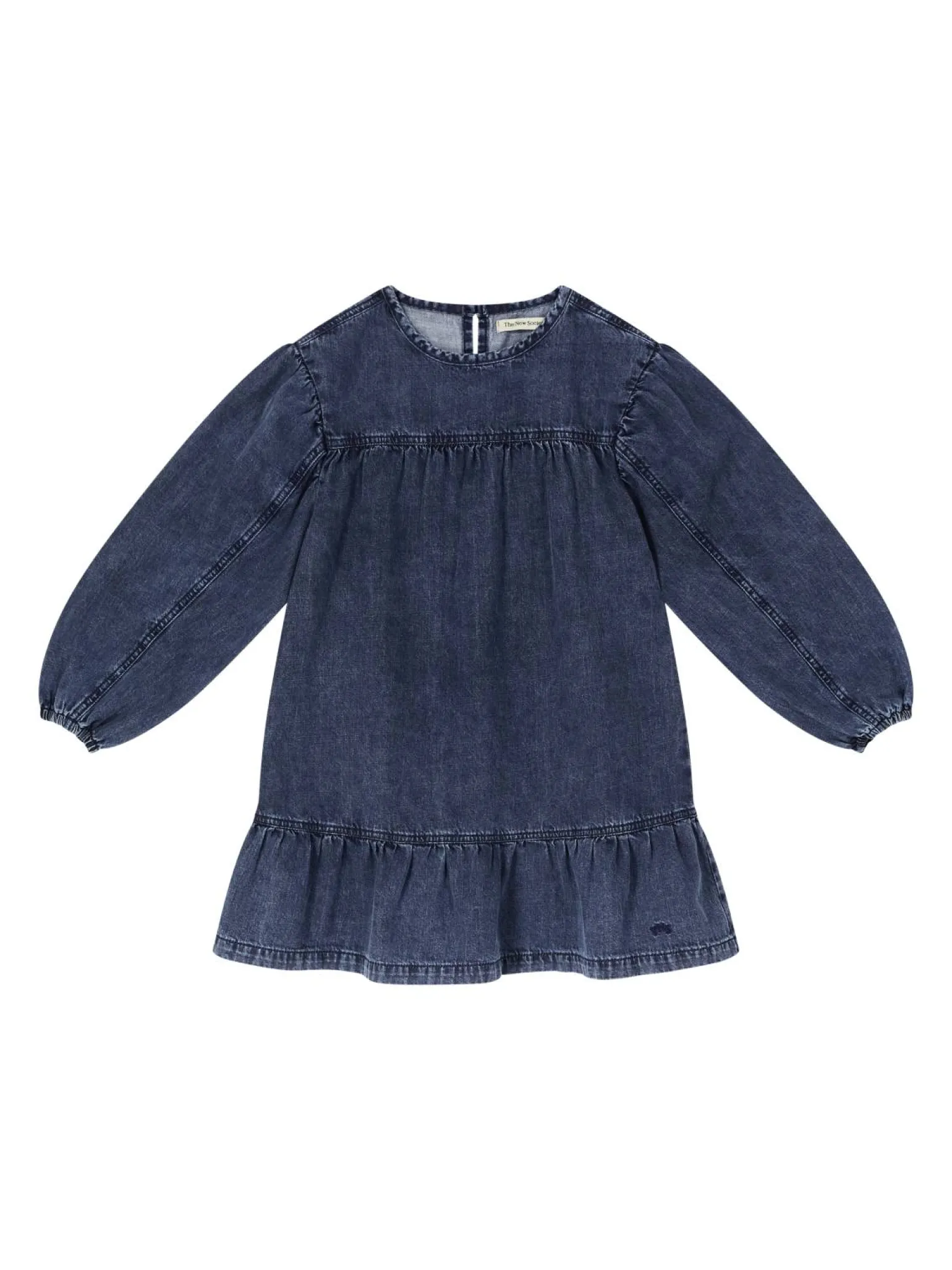 Ausgestelltes Jeanskleid 'Mara' Blau