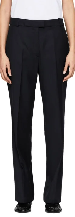 Ausgestellte Wollhose 'Lumira Wool' Navy