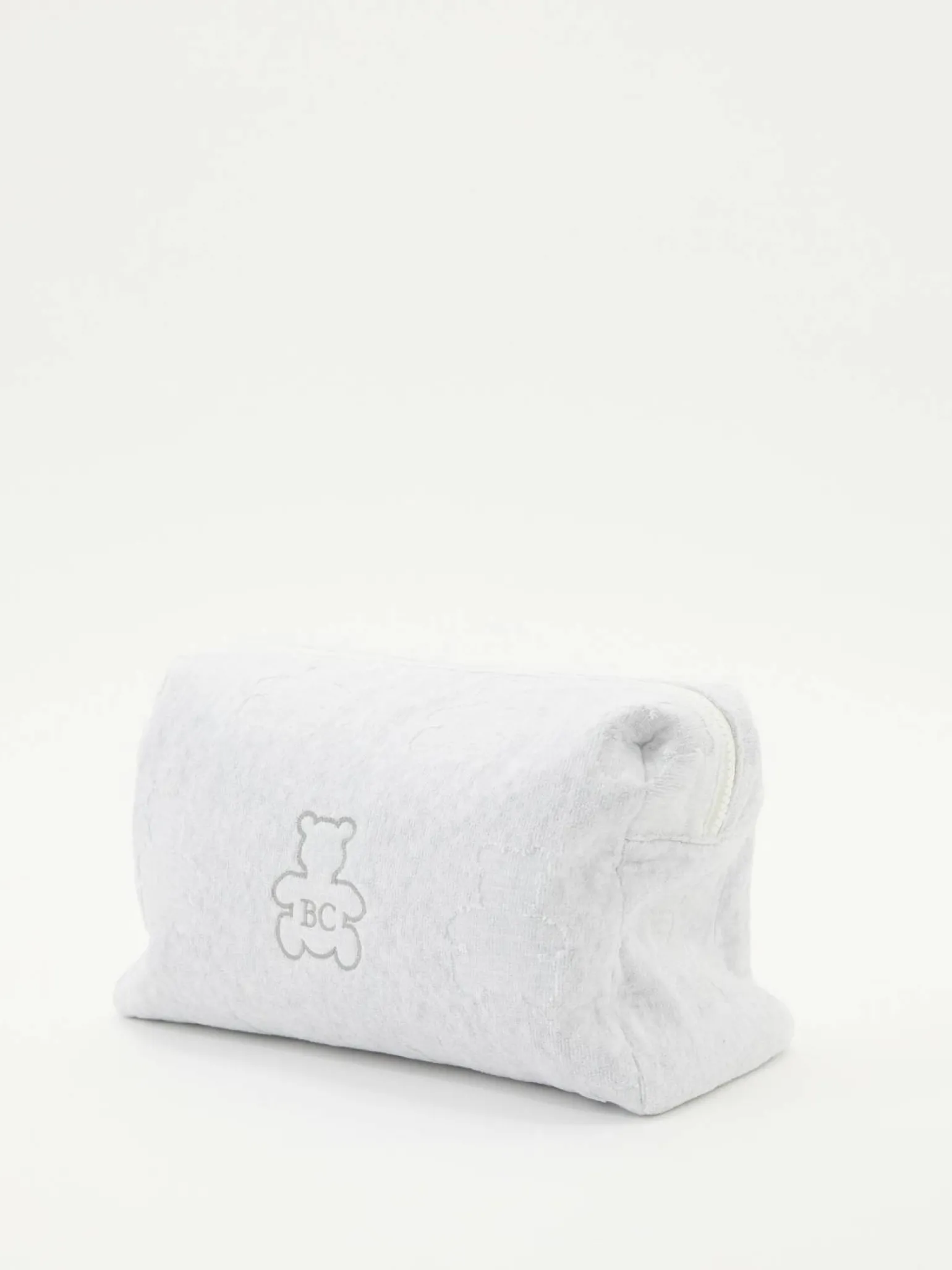 Baby Bernie-Badeset mit Stickerei Grau