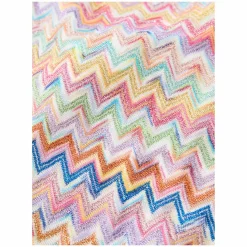 Badeanzug mit Chevron-Print Multi
