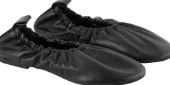 Ballerina aus Schafleder Schwarz