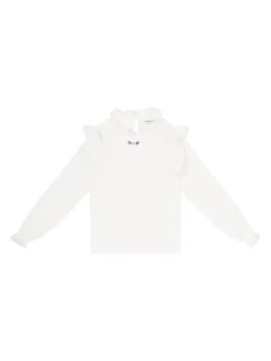 Baumwollbluse 'Maitea' Weiß