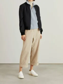 Baumwollchino 'Moleskin' Beige