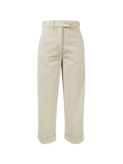 Baumwollchino 'Moleskin' Beige