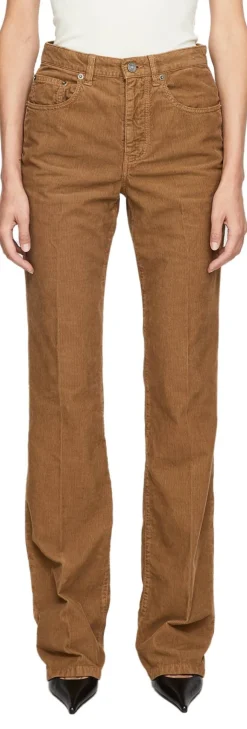 Baumwoll-Cordhose 'Clyde' Braun