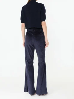 Baumwoll-Cordhose 'Lanthe' Marineblau