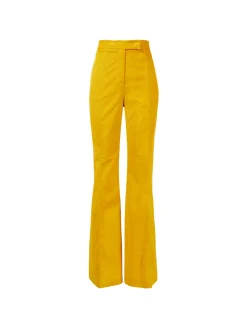 Baumwoll-Cordhose 'Leda' Gelb