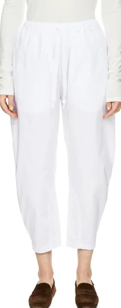 Baumwollhose Weiß