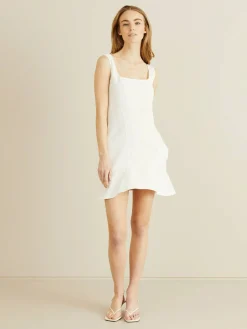 Baumwoll-Kleid 'Avery' Weiß