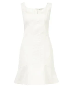 Baumwoll-Kleid 'Avery' Weiß