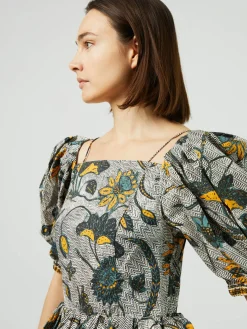 Baumwoll-Kleid 'Marie' Grün