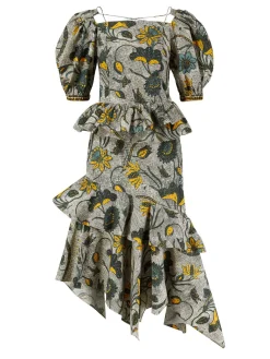 Baumwoll-Kleid 'Marie' Grün