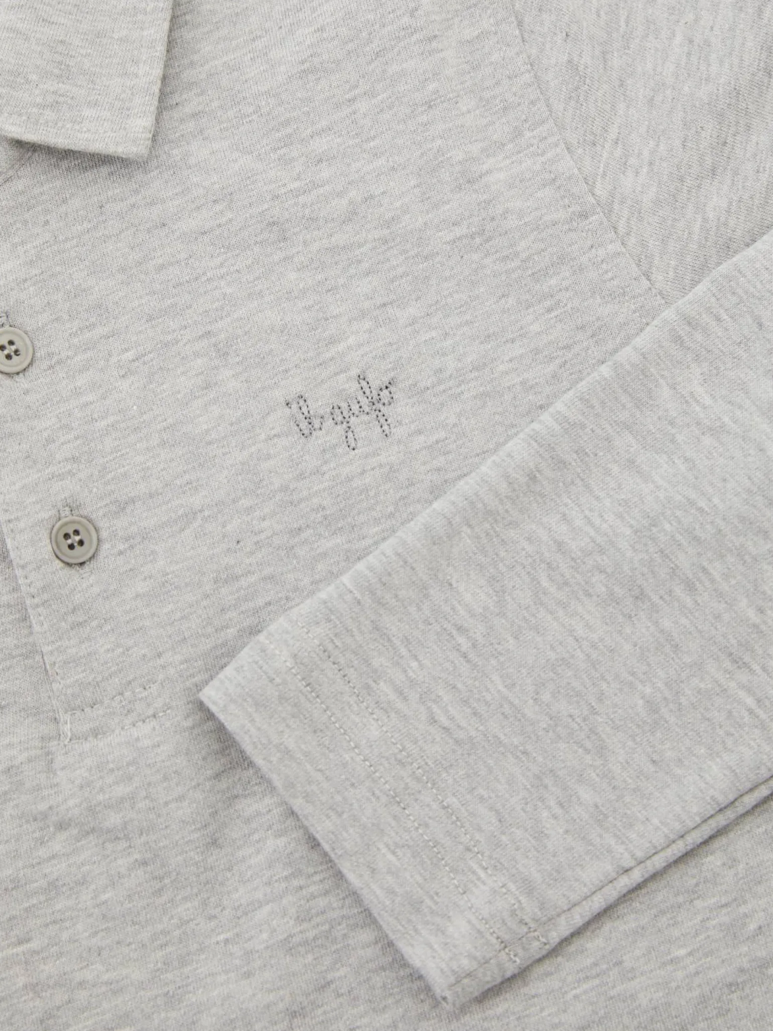 Baumwoll-Poloshirt Grau