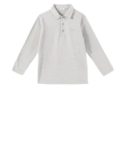 Baumwoll-Poloshirt Grau
