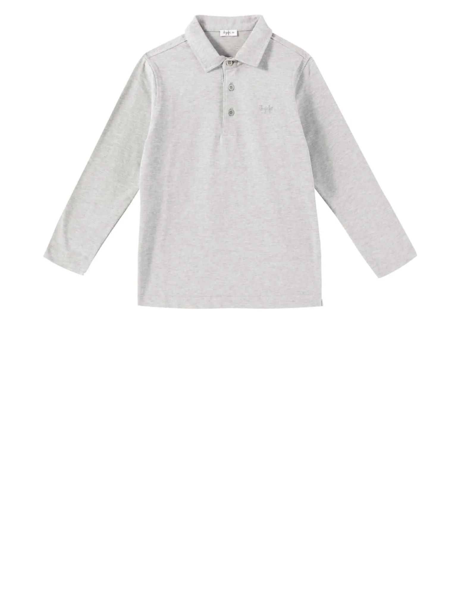 Baumwoll-Poloshirt Grau