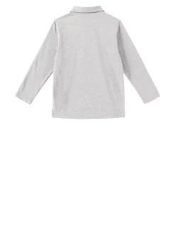 Baumwoll-Poloshirt Grau