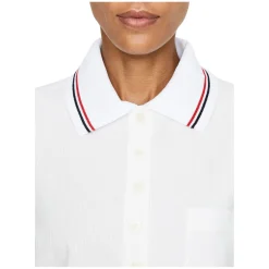 Baumwoll-Poloshirt Weiß