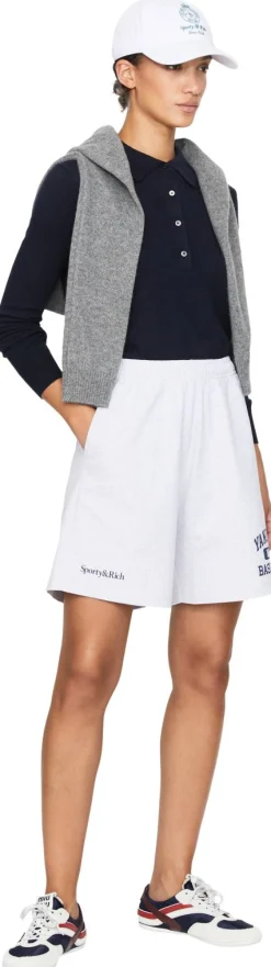 Baumwoll-Shorts 'Yankees Ivy Gym' Hellgrau