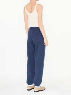 Baumwoll-Sweathose Marineblau