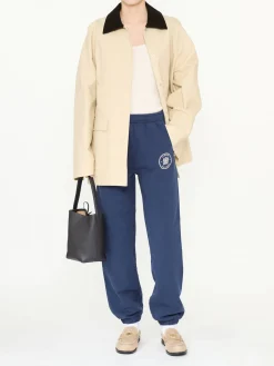 Baumwoll-Sweathose Marineblau