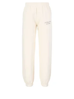 Baumwoll-Sweatpants Crème