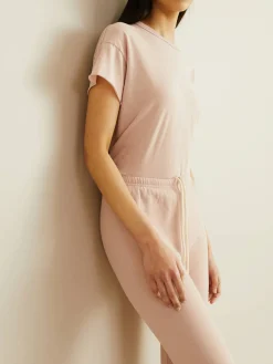 Baumwoll-Sweatpants Rosé
