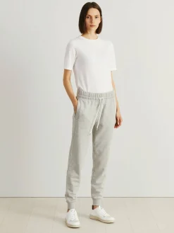 Baumwoll-Sweatpants 'Tricolor Fox' Grau