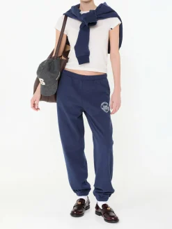 Baumwoll-Sweatpants 'Vendome Resort' Marineblau