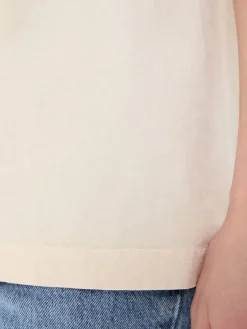 Baumwoll-T-Shirt Créme