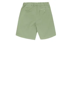 Bermuda Shorts aus Baumwolle Olivgrün