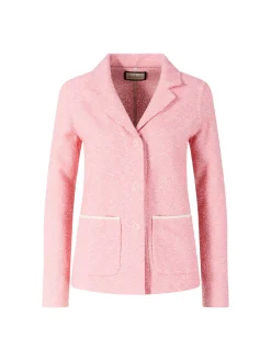 Blazer aus Bouclé Rosa