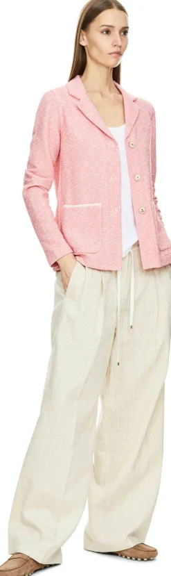 Blazer aus Bouclé Rosa