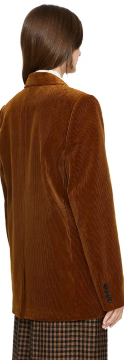Blazer aus Cord Braun