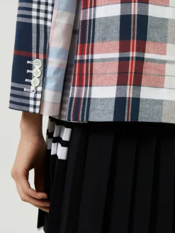 Blazer mit Madraskaro Print Multi