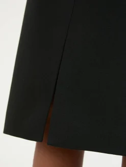 Bleistiftrock 'Corinna' aus Wolle Schwarz