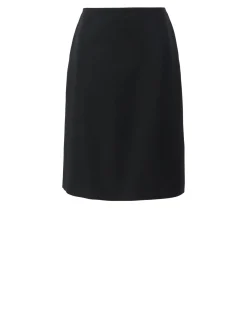 Bleistiftrock 'Corinna' aus Wolle Schwarz