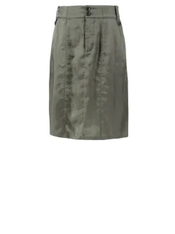 Bleistiftrock Khaki