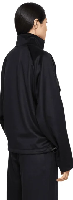 Blousonjacke aus Cashmere Dunkelblau