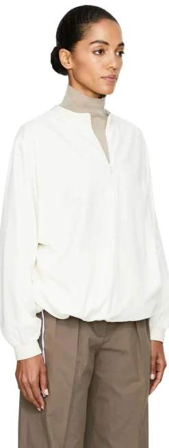 Blousonjacke 'Irys' aus Seide Crème